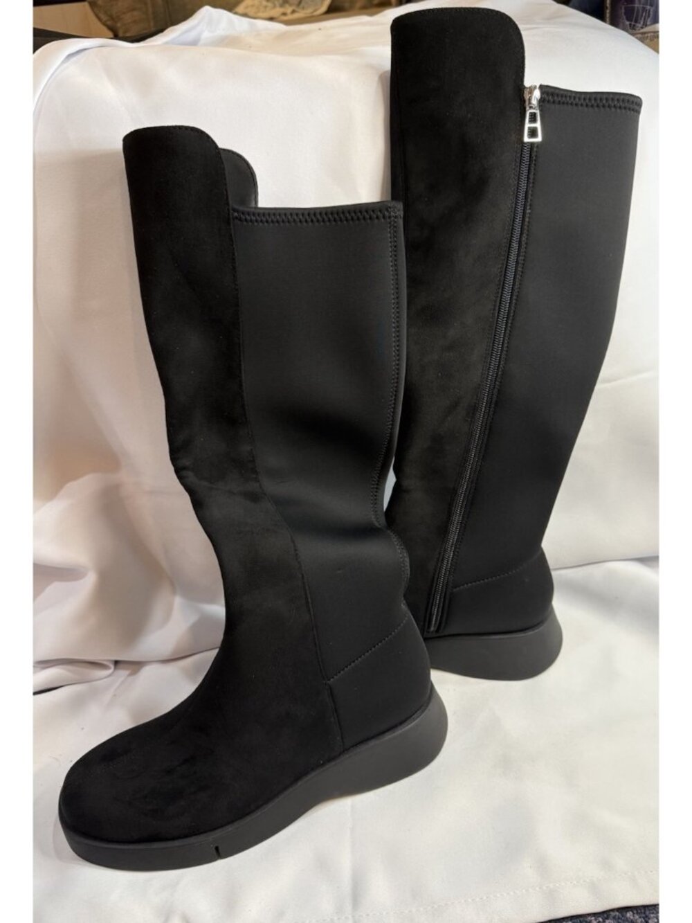 Aerosoles Flavia Boots Women’s Size 10 Black Riding Boot Tall - Picture 3 of 5